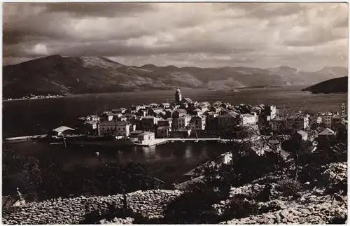 Korčula Korčula (Dalmacija) Blick über die Altstadt Dalmatien  1927