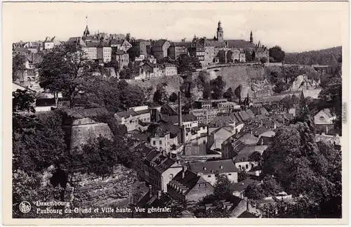 Luxemburg Panorama-Ansichten 1928 