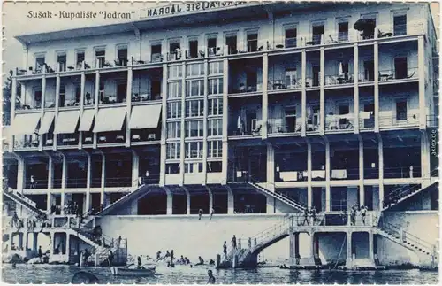 Susak Rijeka Sušak Fiume/Reka Hotel - Kupaliste Jardan 1929