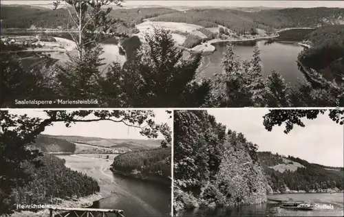 Saalburg Ebersdorf Stausee der Bleiloch-Saaletalsperre 1969