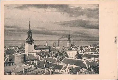 Reval Tallinn (Ревель) Blick auf die Stadt 1930 