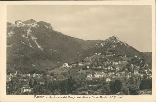 Varese Varés Väris Funicolare del Campo dei Fiori, Sacro Monte/ 1931
