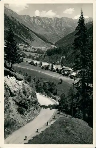 Cartoline Walten Valtina Val Passiria Panorama mit Bergen, Passeier 1940