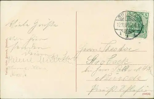 Postcard Breslau Wrocław Domplatz 1916