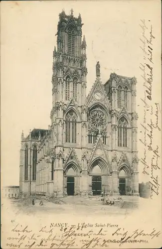 CPA Nancy Eglise Saint-Pierre/Kirche, Church Postcard 1902
