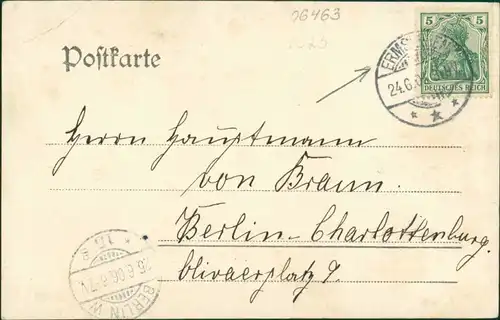 Falkenstein/Harz 2 Bild: Rittergut Endorf und Rittergut Pfersdorf 1906