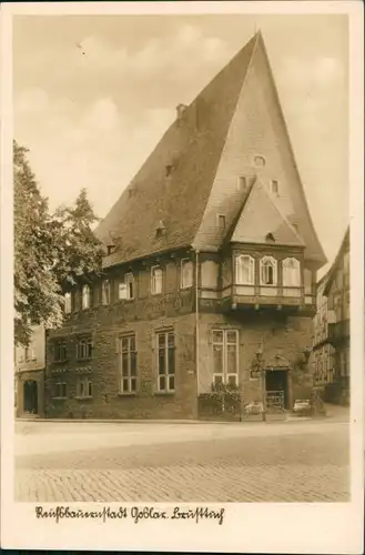 Ansichtskarte Goslar Straßenpartie 1956
