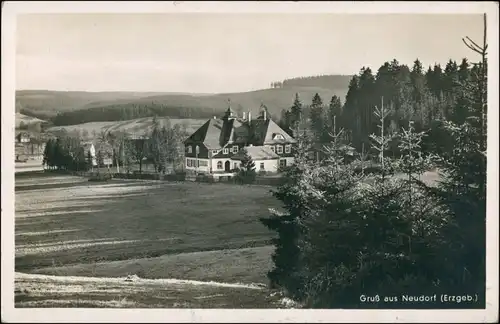 Ansichtskarte Neudorf (Erzgebirge) Kindererholungsheim Bethlehemstift 1932