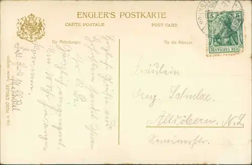 Ansichtskarte Stolpen MB Gräfin Cosel, Burg, Haus 1909