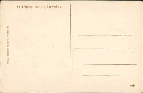 Ansichtskarte Freiberg (Sachsen) Dom, Albert Museum 1909