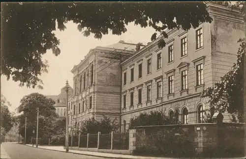 Ansichtskarte Freiberg (Sachsen) Gymnasium Albertinum. 1919