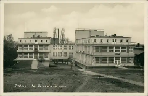 Ansichtskarte Freiberg (Sachsen) Bezirkskrankenhaus 1932