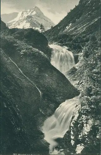 Ansichtskarte Bad Gastein Bärenfall Wasserfall Waterfall River Falls 1910
