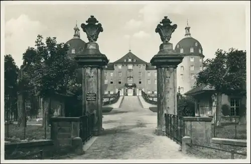 Ansichtskarte Moritzburg Kgl. Jagdschloss - Rückseite 1930