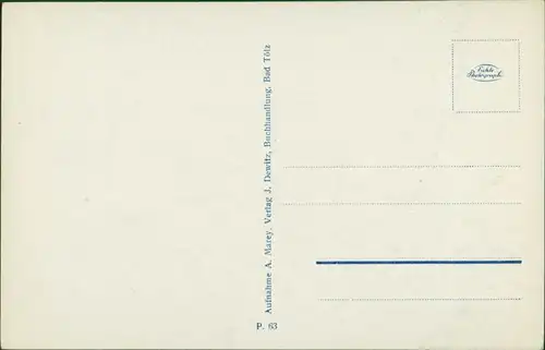 Ansichtskarte Bad Tölz Waldherralm - Kühe 1929