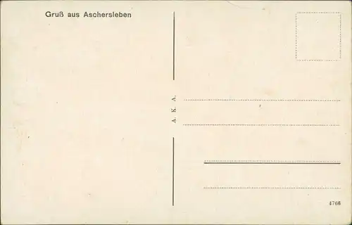 Ansichtskarte Aschersleben Einetal - Fabrikanlage 1913