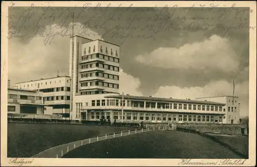 Ansichtskarte Stuttgart Höhenrestaurant Schönblick 1930