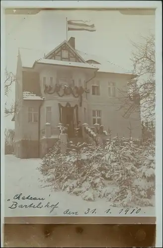 Bartelshof Bartolwitz Bartoszewice Partie an der Villa 1911 Privatfoto