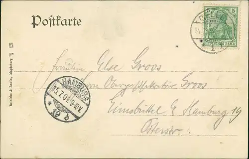 Ansichtskarte Celle Infanterie Kaserne 1904