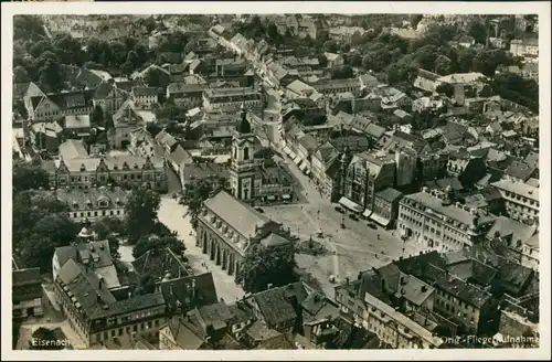 Ansichtskarte Eisenach Luftbild - Platz 1937