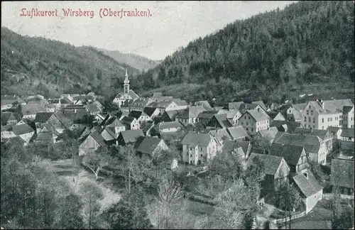 Ansichtskarte Wirsberg (Oberfranken) Stadtpartie 1917