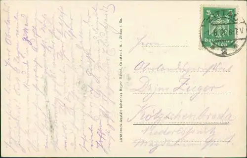 Deutsch Gabel Jablonné v Podještědí Forsthaus 6 - Weg 1926