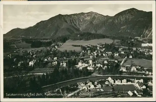 Ansichtskarte Bad Ischl Panorama-Ansicht Kaltenbach gegen Zimnitz 1932/1931