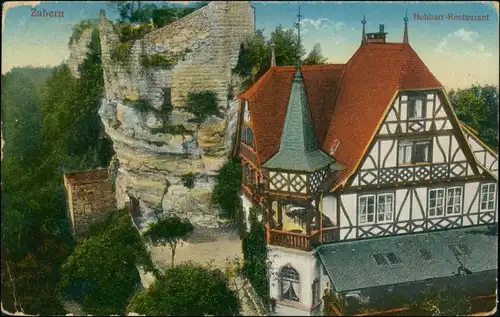 CPA Zabern Saverne Partie am Hohbarr-Restaurant, Restauration 1917