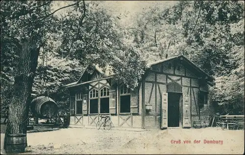 Ansichtskarte Hedersleben Gasthaus - Domburg 1912