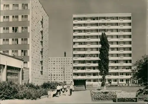 Ansichtskarte Gera Platz der Republik - Neubauten 1973
