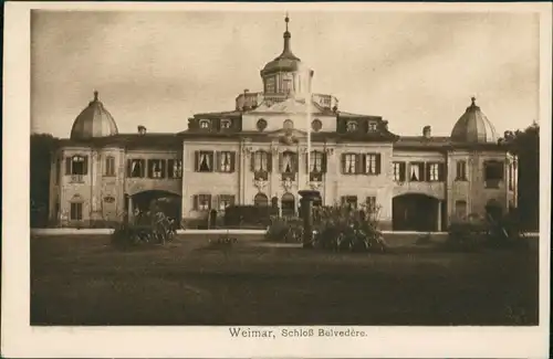 Ansichtskarte Weimar Schloss Belvedere 1926