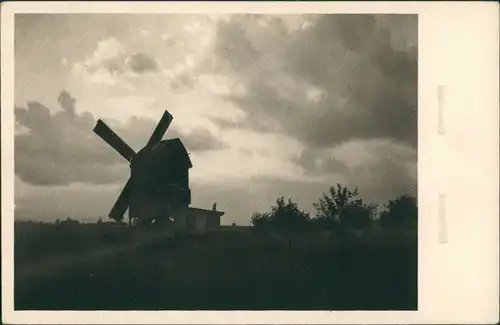 Ansichtskarte  Windmühlen (Gebäude) -Stimmungsbild 1930