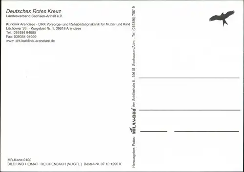 Arendsee (Altmark) Kurklinik DRK Reha-Klinik für Mehrbildkarte 2005