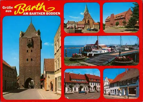 Barth Stadtteilansichten 6 Foto-Ansichten, Barther Bodden uvm. 2000