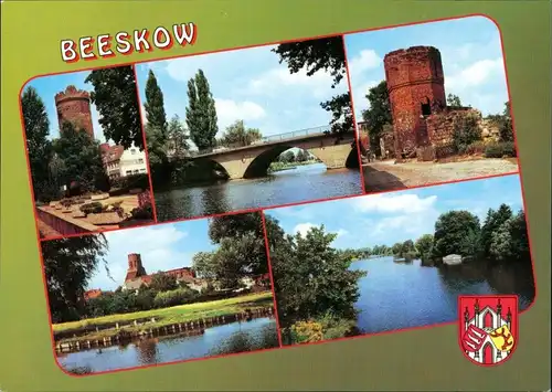Beeskow Stadtteilansichten Luckauer Tor, Spree-Brücke, Pulverturm uvm. 2000