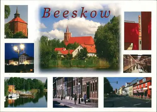 Beeskow   Bootsverleih, Bibliothek, Spreepark, Marktplatz uvm. 2000