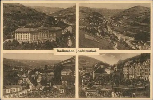 Postcard Sankt Joachimsthal Jáchymov Mehrbild: Stadtansichten 1934