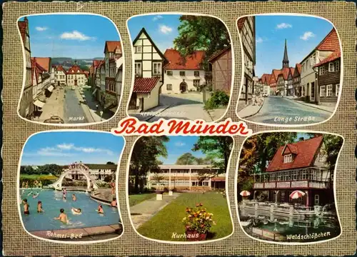 Ansichtskarte Bad Münder (Deister) Stadtteilansichten 1967