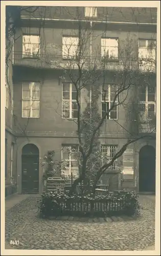 Ansichtskarte Mitte-Berlin Brüderstraße 13 Nicolaihaus Hof Schilder 1926