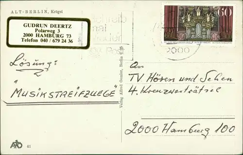 Ansichtskarte Berlin Krögel - 2 Bild 1923