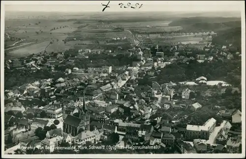 Ansichtskarte Bad Freienwalde Luftbild 1929