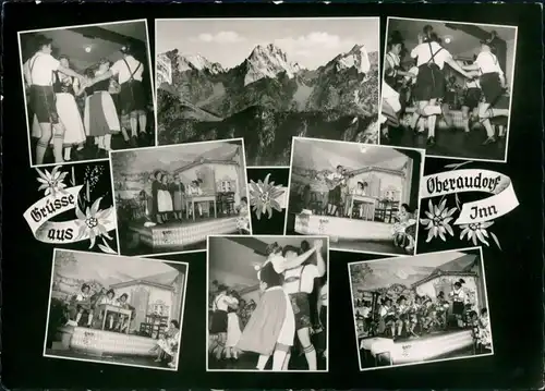 Ansichtskarte Oberaudorf Trachten Tanz Bayern 1964