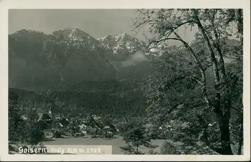Ansichtskarte Bad Goisern am Hallstättersee Blick auf die Stadt 1942