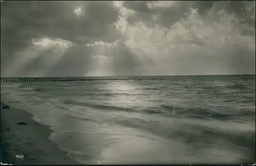 Ansichtskarte Heringsdorf Usedom Strand - Stimmungsbild 1928