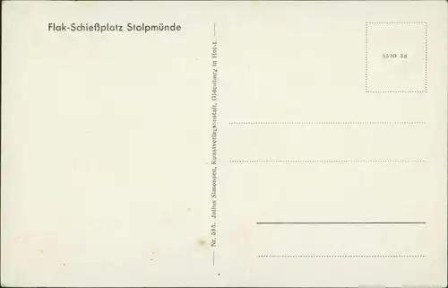 Postcard Stolpmünde Ustka Dünenpartie 1939