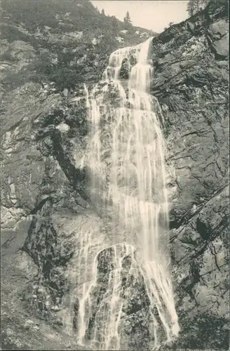 Ansichtskarte Bad Gastein Wasserfall Waterfall - Schleierfall 1912