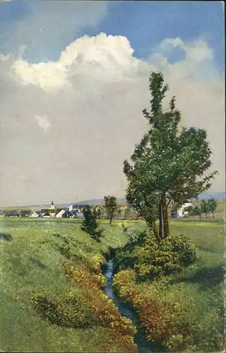 Gottesgab (böhmisches Erzgebirge) Boží Dar  im Frühling, Serie II. 1920