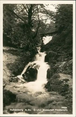 Hohenberg Hohenberg Großer Wasserfall Finsterholz Waterfall River Falls 1940
