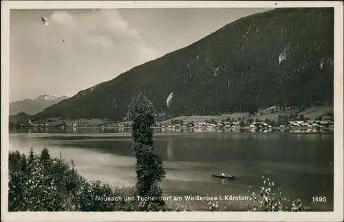 Ansichtskarte Neusach Neusach Techendorf am Weißensee 1930
