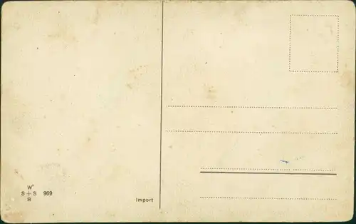 Ansichtskarte  Halt gegen das Licht Mann (zwei Frauen erscheinen) 1922